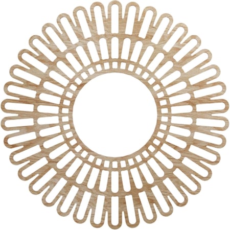 Ekena Millwork Cornelius Wood Fretwork Pierced Ceiling Medallion, Red Oak, 38"OD x 14 1/8"ID x 1/4"T CMWP38X0250CRRO
